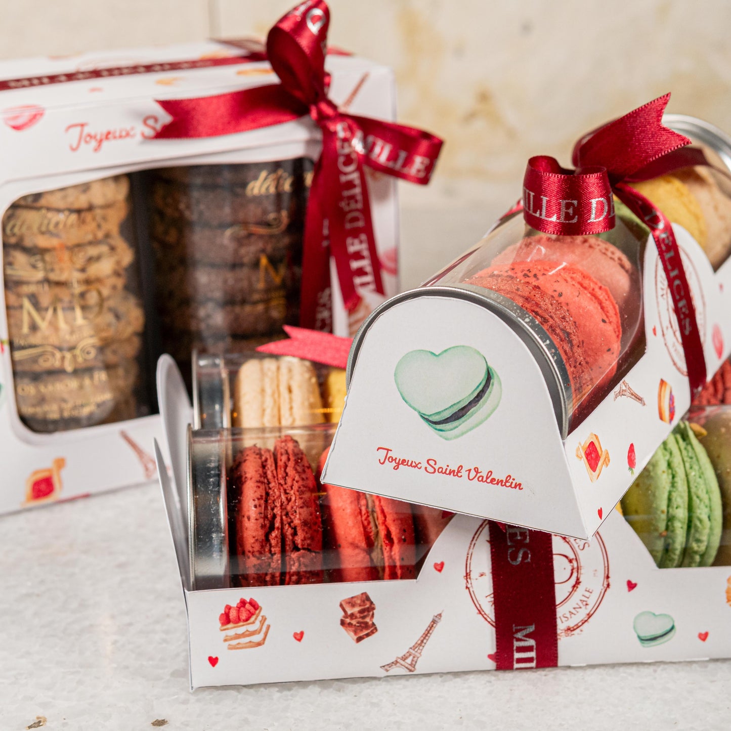 Cilindros de Galletas Edicion San Valentin