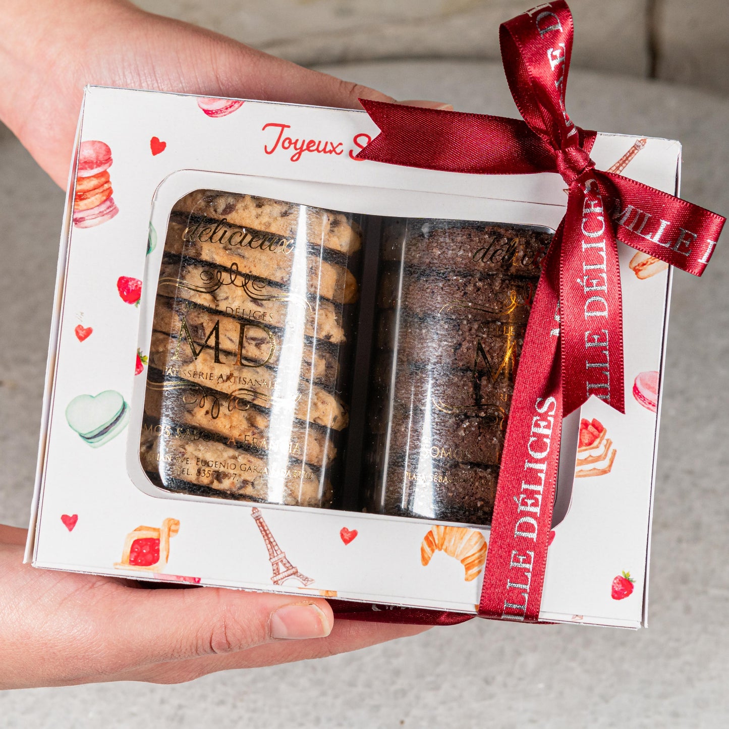 Cilindros de Galletas Edicion San Valentin