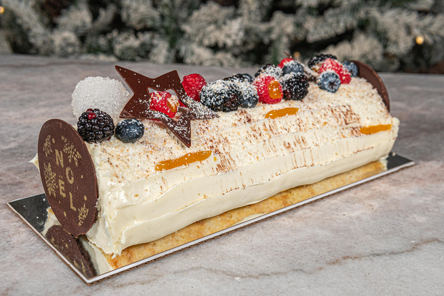 Bûche de Noël Neige