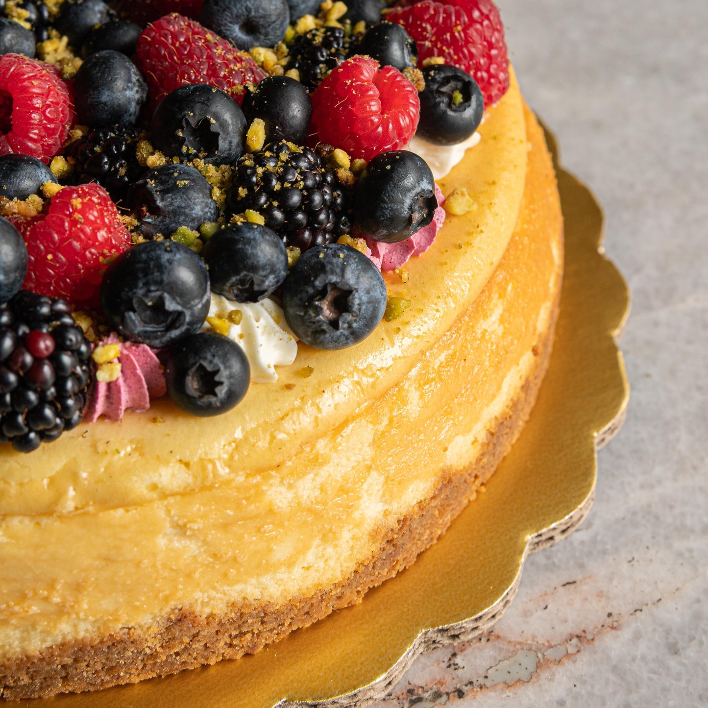 Chessecake con frutos rojos