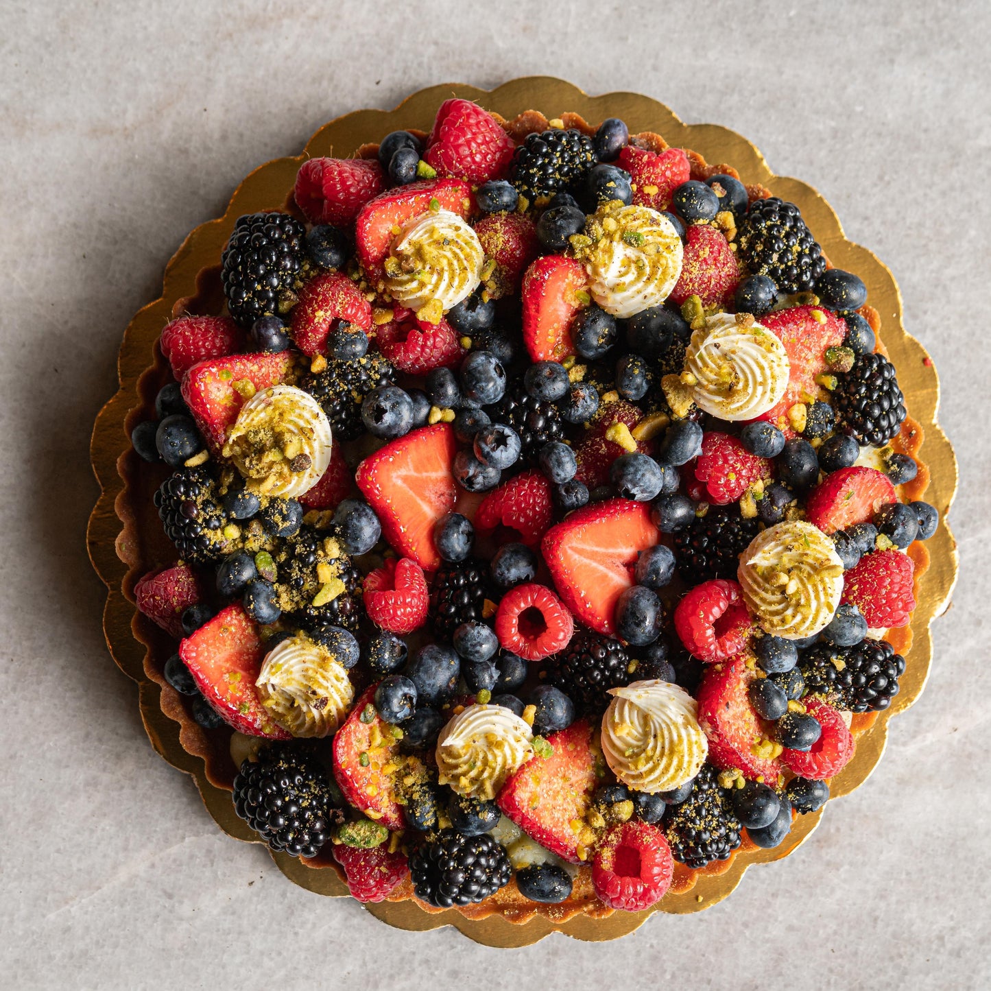 Tarta de frutos rojos